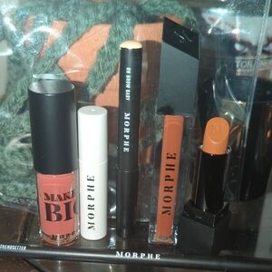 SALE Morphe Bundle Lipstick Collection with Bold Orange and Classic Black
